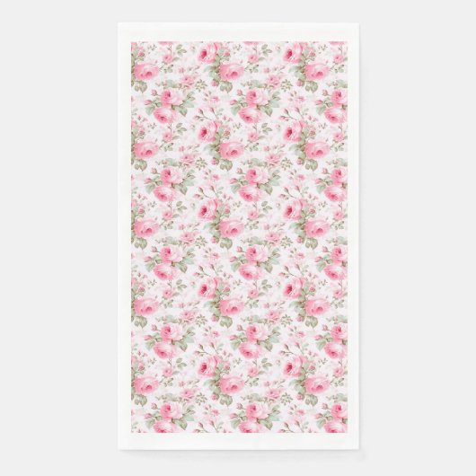 Serviette En Papier L'amour est comme une rose (Devant)