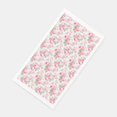 Serviette En Papier L'amour est comme une rose (Coin)