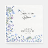 Serviette En Papier L'amour est dans la Fête des mariées Fleur sauvage (Devant)