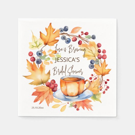 Serviette En Papier L'amour est en train de préparer la vaisselle pour (Devant)