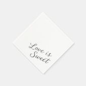 Serviette En Papier L'amour est le papier doux Napkin (Coin)