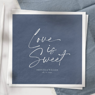Serviette En Papier L'amour est Mariage doux Napkin