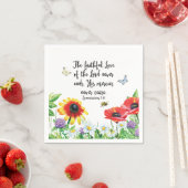 Serviette En Papier L'Amour Fidèle du Seigneur ne finit jamais (En situation)