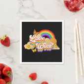 Serviette En Papier L'amour gagne la conception du texte (En situation)