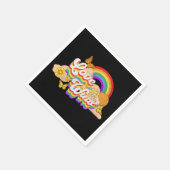 Serviette En Papier L'amour gagne la conception du texte (Coin)