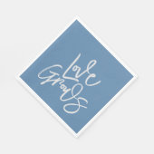 Serviette En Papier L'amour grandit   (Coin)