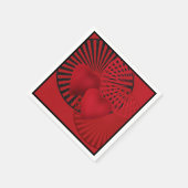 Serviette En Papier L'amour. Mariage (Coin)