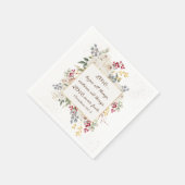 Serviette En Papier L'amour n'échoue jamais Bible Verse hiver Roses bl (Coin)