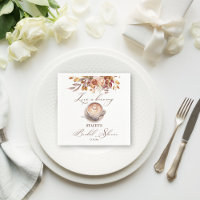 L'amour prépare un café shower de mariage d'automn