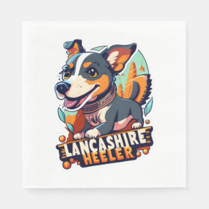 Serviette En Papier Lancashire Heeler