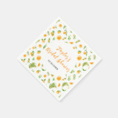 Serviette En Papier Lancement de mariage aux oranges Citrus (Coin)