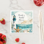 Serviette En Papier Lancement de mariage Phare Naustique (En situation)