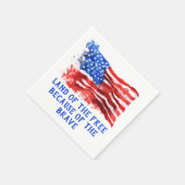 Serviette En Papier Land of the Free (Coin)