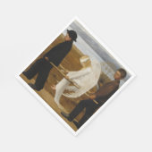 Serviette En Papier L'ange blessé (par Hugo Simberg) (Coin)