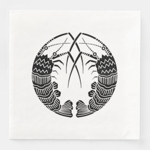 Serviette En Papier Langoustes serviettes
