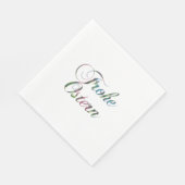 Serviette En Papier Langue allemande Joyeux Pâques Frohe Ostern (Coin)