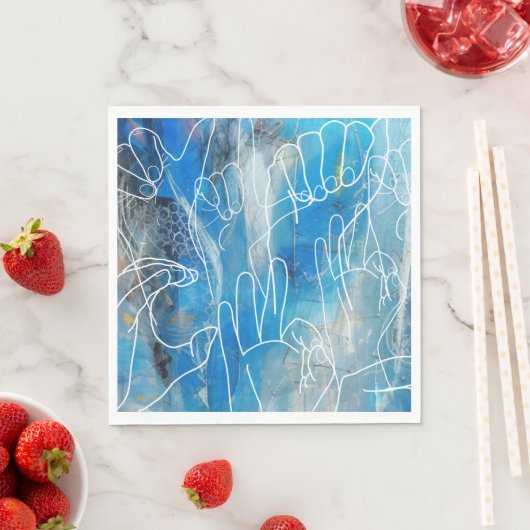 Serviette En Papier Langue des signes américaine (En situation)