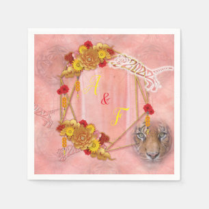 Serviette En Papier L'année du tigre
