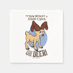 Serviette En Papier L'ANNÉE SANS SANTA CLAUS™   Vixen "Oh Deer"