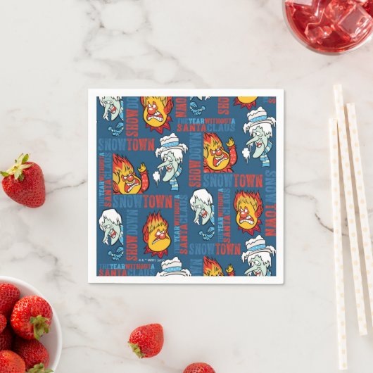 Serviette En Papier L'ANNÉE SANS Snowtown Showdown SANTA CLAUS™ (En situation)