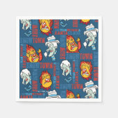 Serviette En Papier L'ANNÉE SANS Snowtown Showdown SANTA CLAUS™ (Devant)