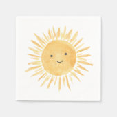 Serviette En Papier L'anniversaire de Sun Boy (Devant)