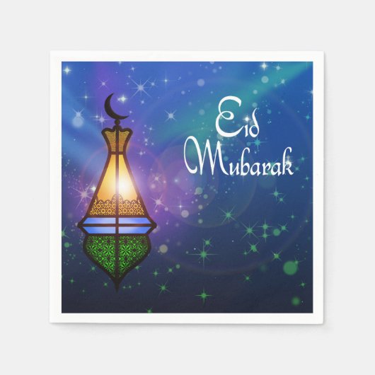 Serviette En Papier Lanterne magique Ramadan - Papier Napkin (Devant)