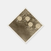 Serviette En Papier Lanternes d'ivoire (Coin)