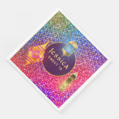 Serviette En Papier Lanternes magiques de la fête des nuits arabes Per (Coin)
