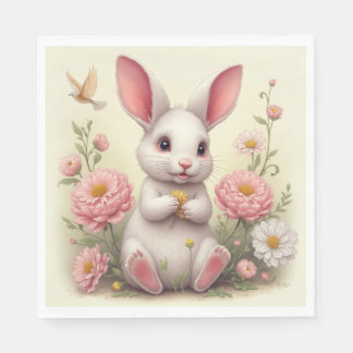 Serviette En Papier Lapin