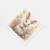 Serviette En Papier Lapin (Coin)