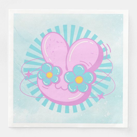 Serviette En Papier Lapin (Devant)