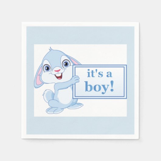 Serviette En Papier Lapin (Devant)