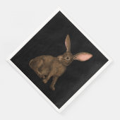 Serviette En Papier Lapin 4 (Coin)