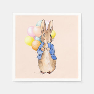 Serviette En Papier Lapin classique avec ballons