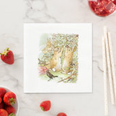 Serviette En Papier Lapin : cueillette de Blackberry (Beatrix Potter) (En situation)