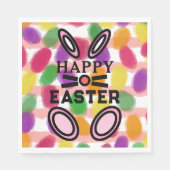 Serviette En Papier Lapin de Pâques Jelly Eggs (Devant)