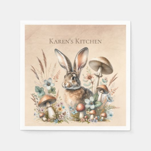Serviette En Papier Lapin Jack Spring (Devant)