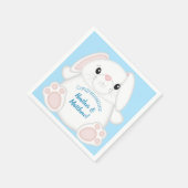 Serviette En Papier Lapin Lapin Baby shower Woodland (Coin)