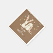 Serviette En Papier lapin lapin mignon (Coin)