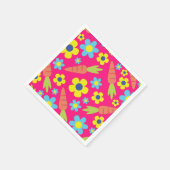 Serviette En Papier Lapin Lapin Pâques Printemps fête d'anniversaire (Coin)