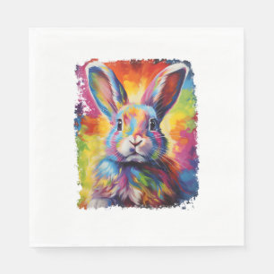 Serviette En Papier Lapin Lapin Pop Art
