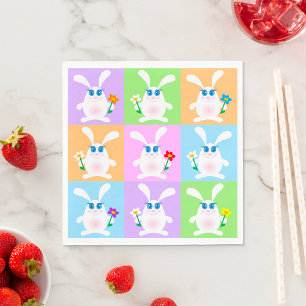 Serviette En Papier Lapins Mignons