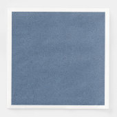 Serviette En Papier L'apparence de Snuggly Slate Blue Suede Texture (Devant)