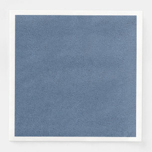 Serviette En Papier L'apparence de Snuggly Slate Blue Suede Texture