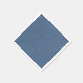 Serviette En Papier L'apparence de Snuggly Slate Blue Suede Texture (Coin)