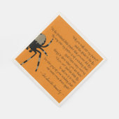 Serviette En Papier L'araignée et le poème de la mouche (Coin)