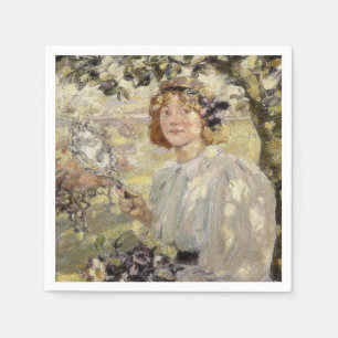 Serviette En Papier L'arbre aux pommes (par Bessie MacNicol)