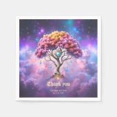 Serviette En Papier L'Arbre Céleste du Devenir. (Devant)
