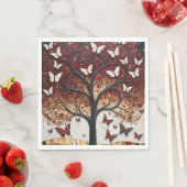 Serviette En Papier L'Arbre de Métamorphose (En situation)